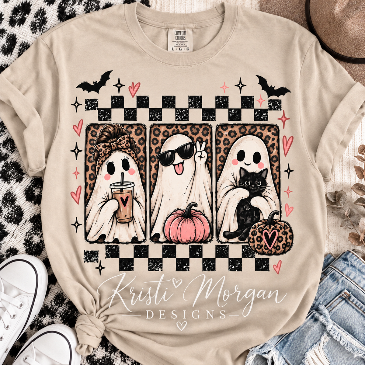 Cute Ghost Comfort Colors T